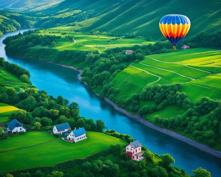 Ballonvaart over Schilderachtige Landschappen