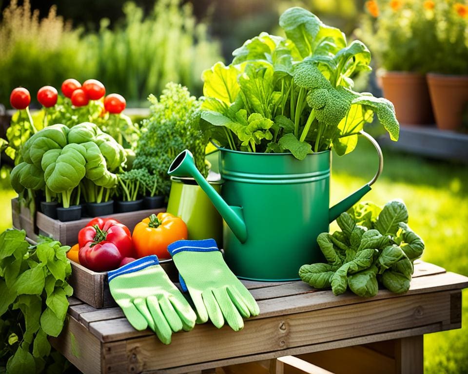 Voedselproductie in eigen tuin
