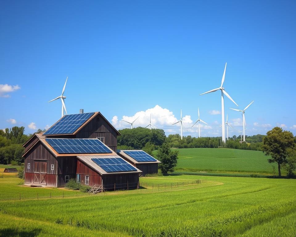 Groene energieoplossingen voor het platteland