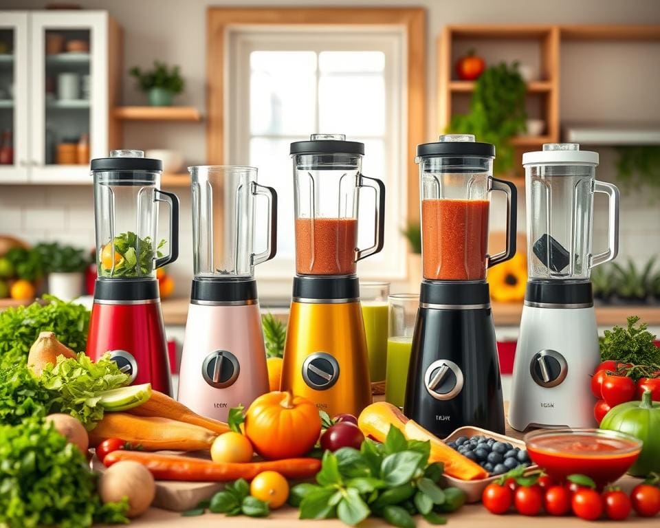 Elektrische blenders voor smoothies, sappen en soepen