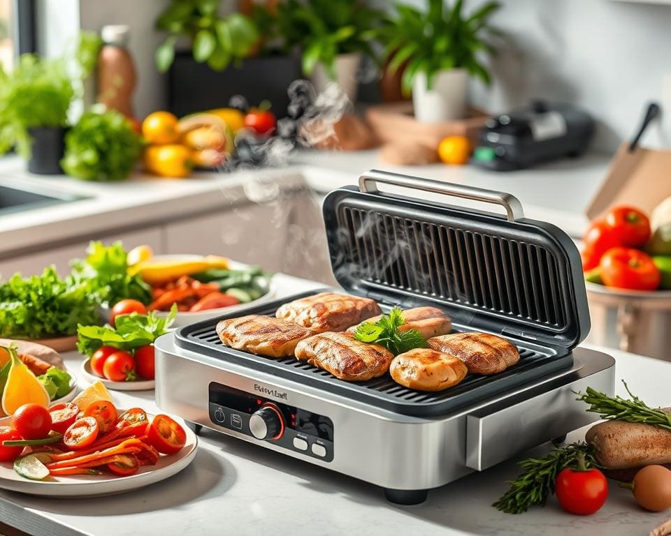 Gezonde maaltijden bereiden met elektrische grill