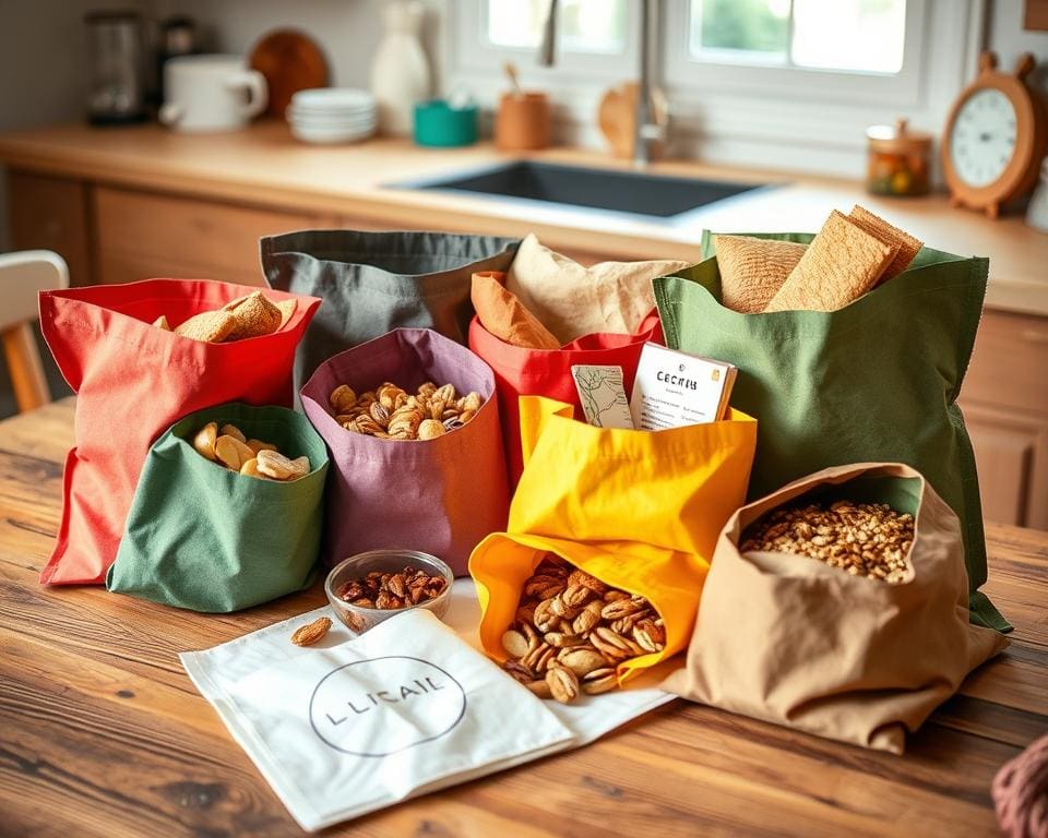 Herbruikbare snackzakjes voor verpakkingsvrije snacks