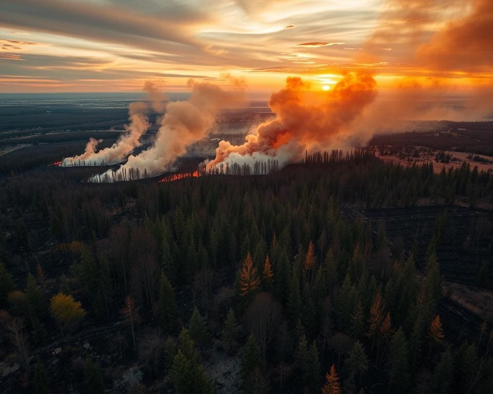 Impact van natuurbranden