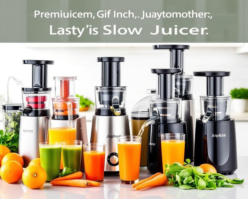 Kies de beste slowjuicers voor vers en gezond sap