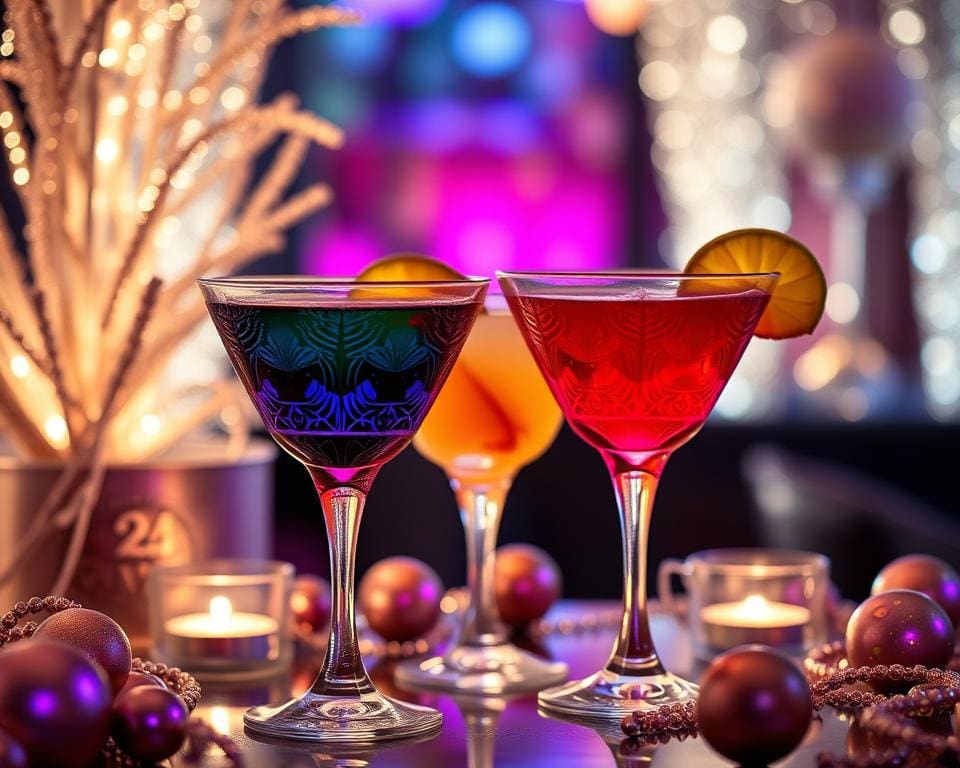 Luxe cocktailglazen voor feestelijke drankjes