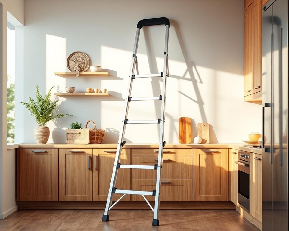 Opklapbare ladders voor veilig gebruik in huis