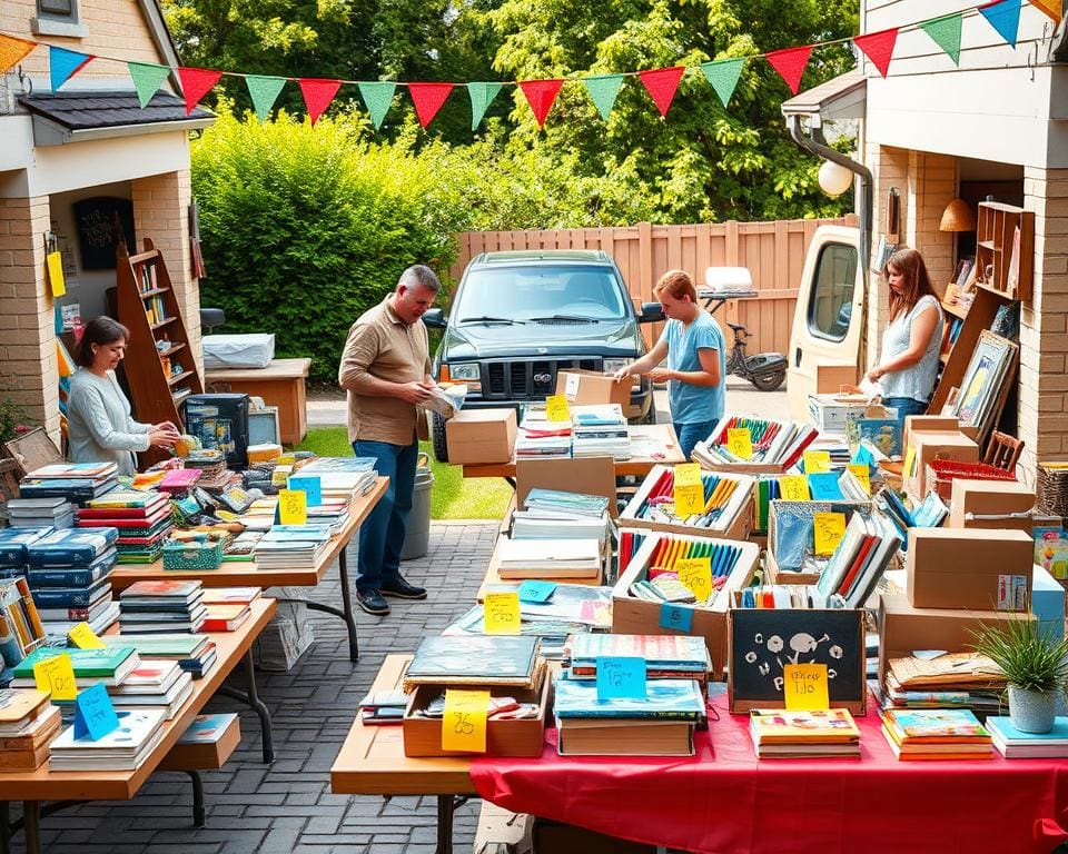 garageverkoop organiseren stappenplan