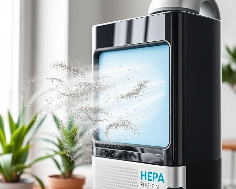 luchtreiniger met HEPA-filter