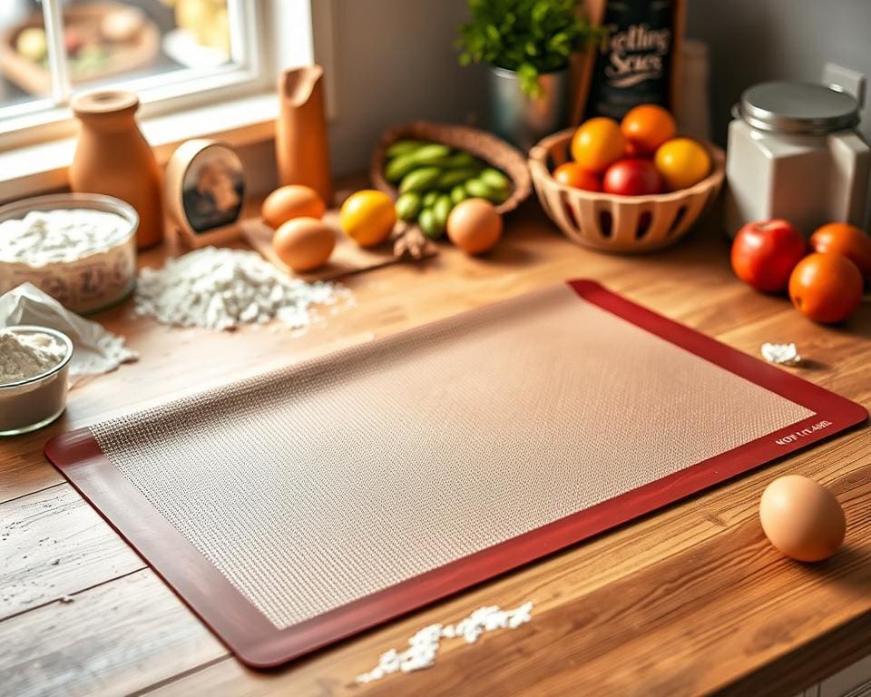 siliconen bakmat met antikleeflaag