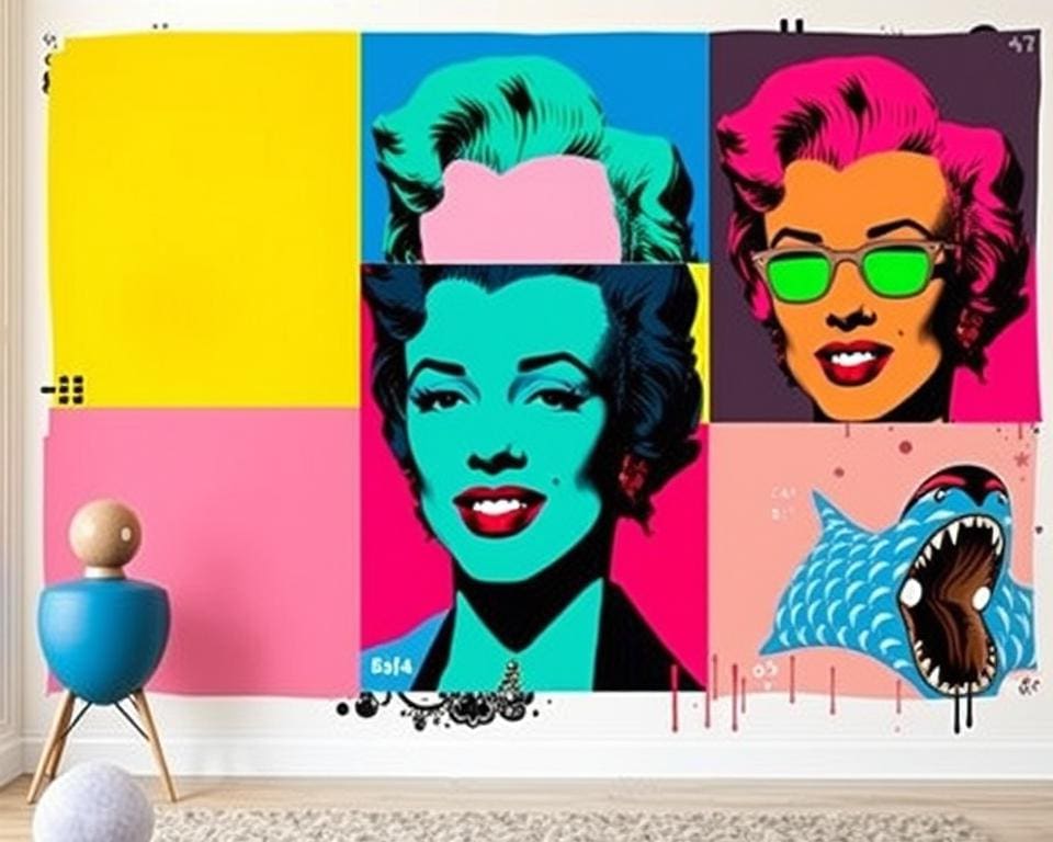 Popart kunst: van Andy Warhol tot jouw muur