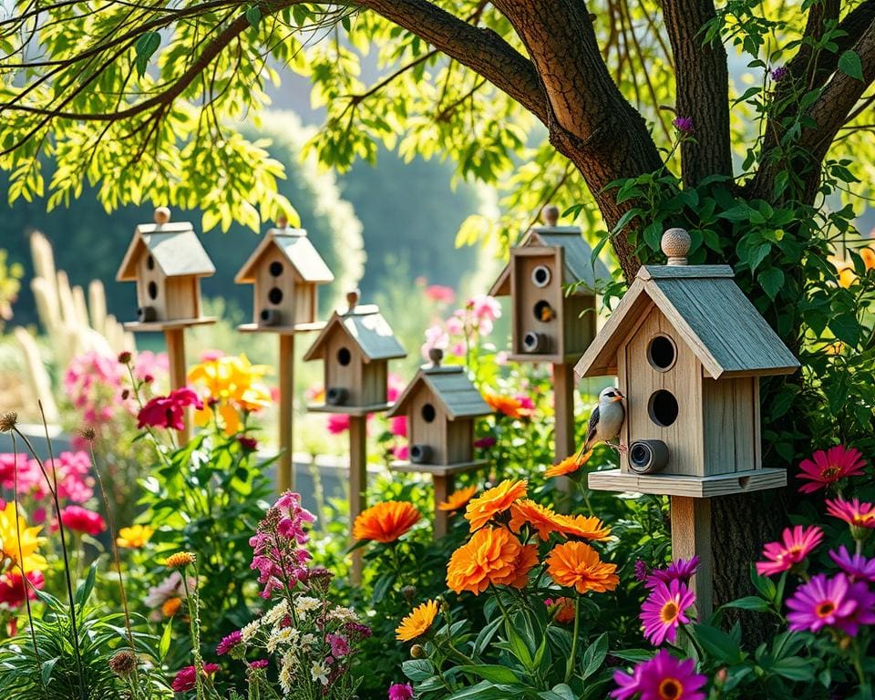 Vogelnestkasten met camera