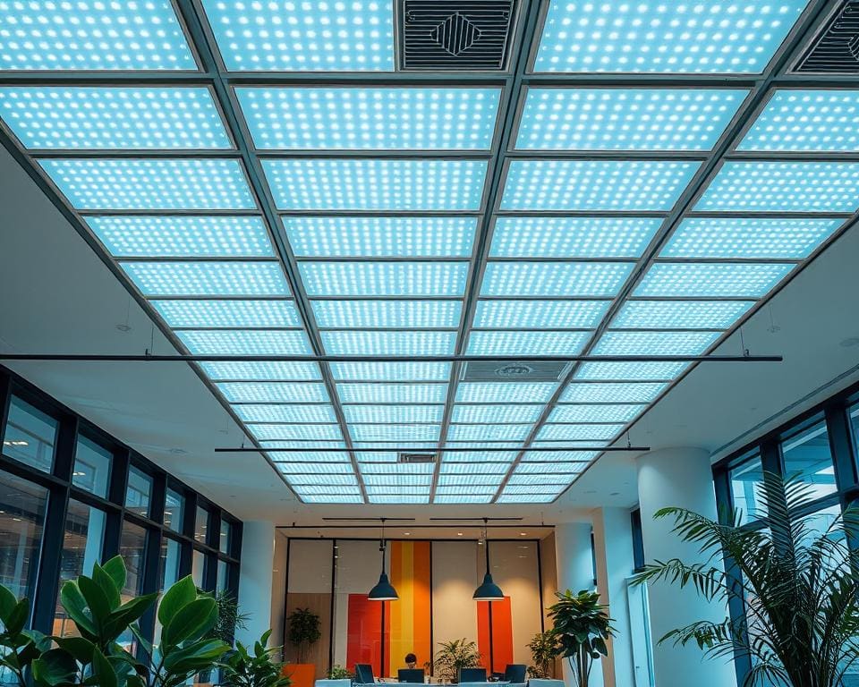 duurzame verlichting met LED panelen