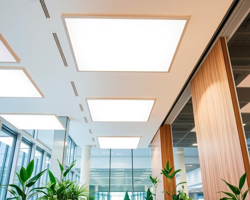 duurzame verlichting met LED panelen