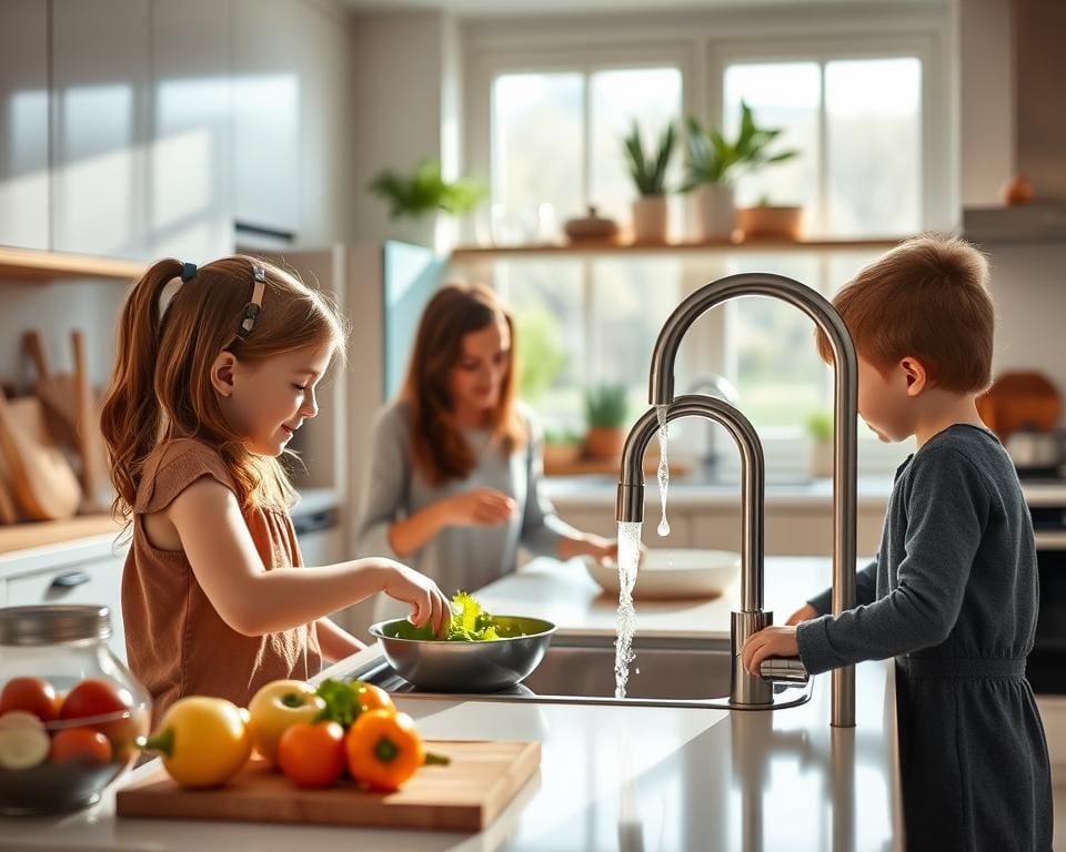 kindveilig koken met Quooker Flex