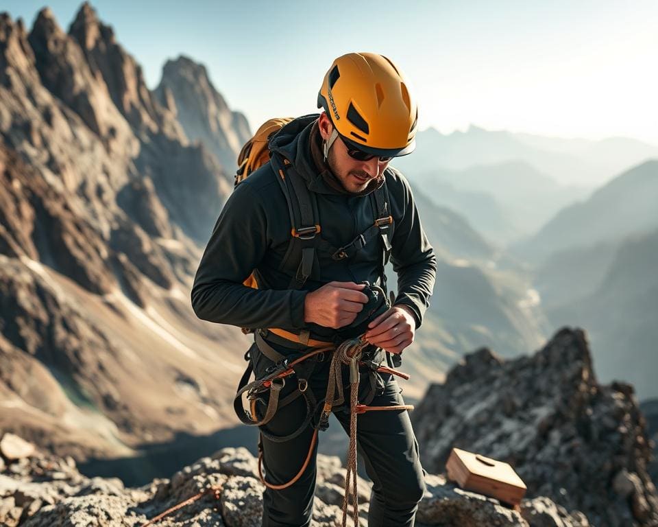 veiligheid en voorbereiding bij bergbeklimming Alpen